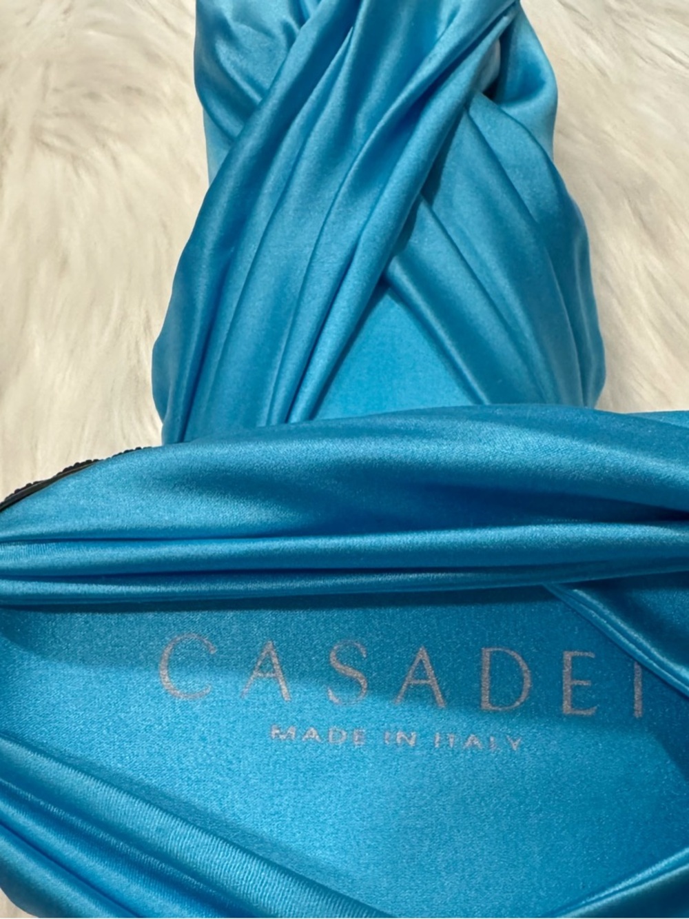 Casadei Satin Stretch Semplice Marettimo Slip-On Sneakers Size EU 40 (US 9) - Picture 8 of 10